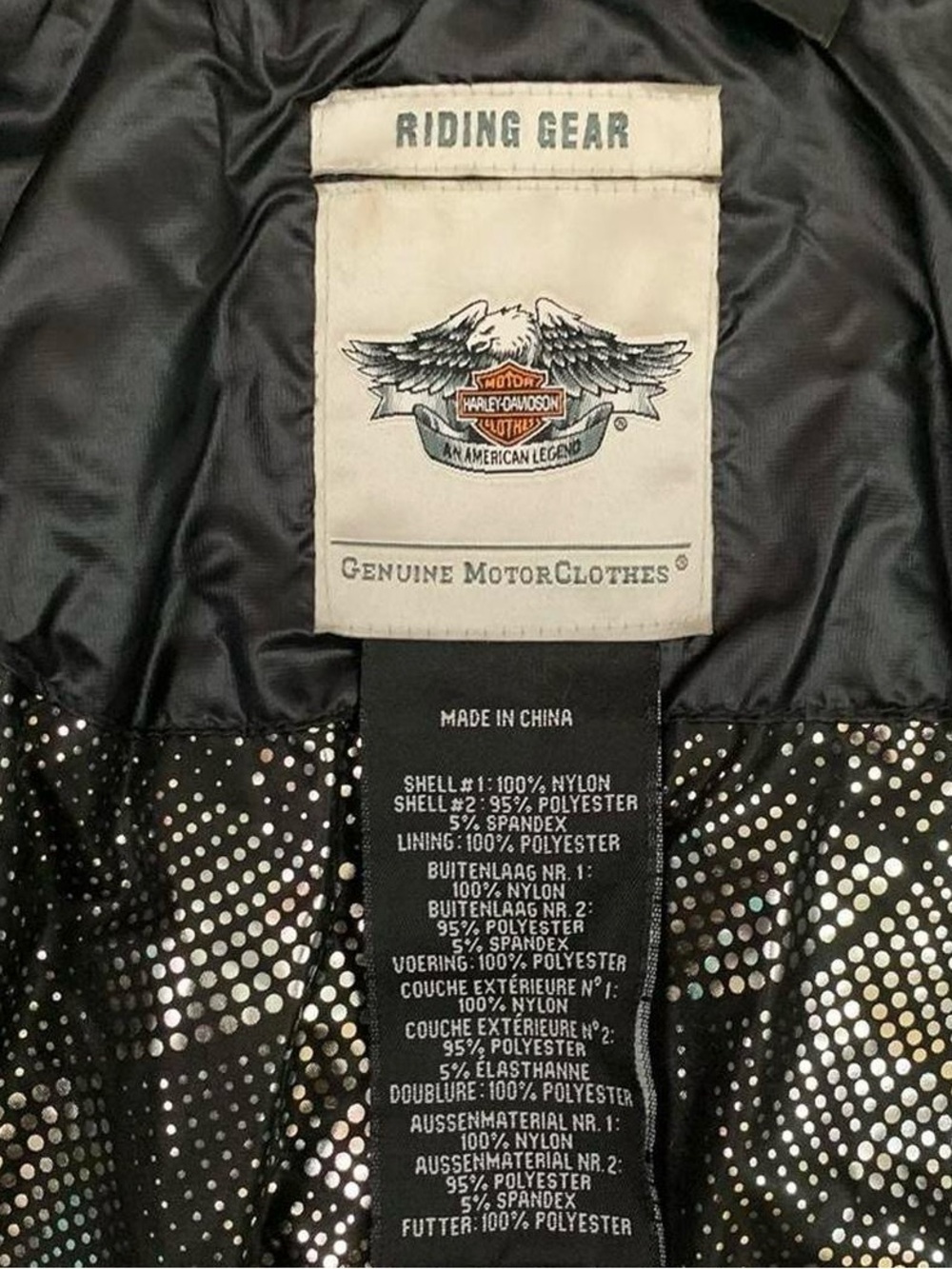 Harley Davidson Womens XS Black Quilted Puffer Jacket Logo Insulated Riding Gear - Picture 8 of 11